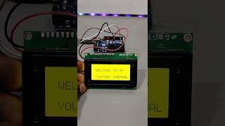 Arduino aur I2C LCD Display Project #trending #shorts #short #youtubeshorts  #the.invention