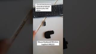 Mouse Keyboard Wireless Logitech MK215 Murah Tapi Gk Murahan #Short #Logitech