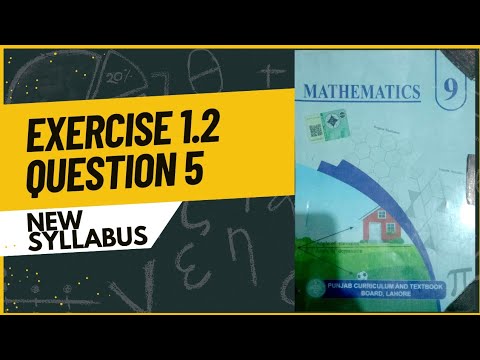 Exercise 1.2 Question 5 | Class 9th Math | New syllabus
