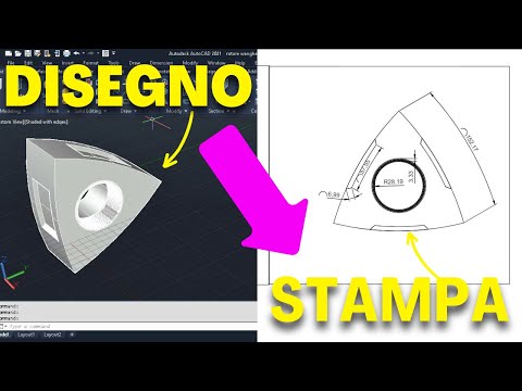 Dal DISEGNO 3D alla STAMPA - Autocad Tutorial by AcademyCad