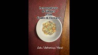 Relaxing Herbal Tea for a Rainy Day | Lemongrass, Ginger & Apricot Blend + Cake Pairing