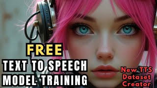 Train AI Text to Speech Models for FREE in Google Colab - Full Tutorial