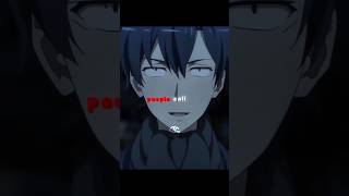 “This Isn’t Codependency… It’s Something Deeper | Hachiman Hikigaya Edit | Oregairu #Shorts”