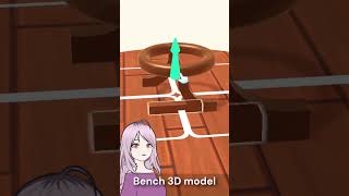 3D modeling on Hokko Life #cozygaming #cozygames #gamergirl #gaming #cosygames #gameshorts