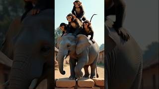 We would not believe that elephants did this 🐘🗼