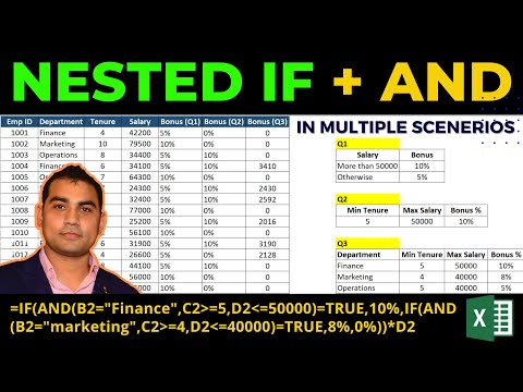 Nested IF in excel | IF | IF function excel | Excel Tutorial  #CreatingForIndia