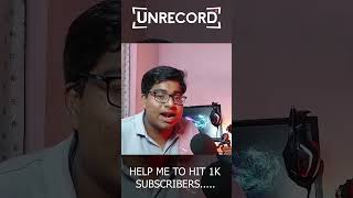 Problem of UNRECORD game. #unrecord #realisticgames #viralshorts #viral