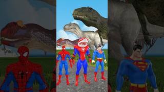 Game Spider-Man vs T-Rex Dinosaur Takes on Spider-Man in EPIC Battle! #gta