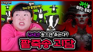 [이거알아?!-동요괴담]귀신을 불러오는 동요가 있다고?!ㅋㅋㅋ👻👻이 노래를 12시간 동안 들으면 죽는다는 팥죽송?!ㅋㅋ