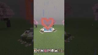 A cute build for my gf :) 💗 #minecraftshorts #minecraft #cutebuilds #creativemode #superflat #fun