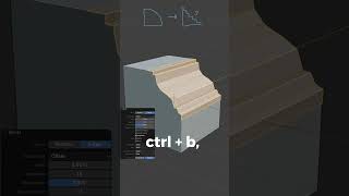Unlock AMAZING Bevel Profiles in Blender! (Quick Presets Guide) #Shorts