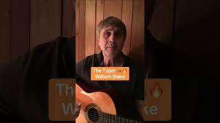 The Tyger 🐅🔥 William Blake  #poetry #poem #williamblake
