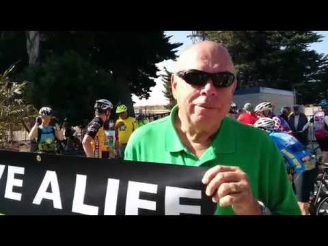 Cheri and Mike O'Neill at Matthew O'Neill's Memorial Ride in Carpinteria