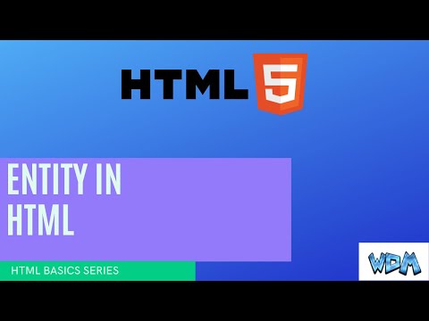 HTML Entity