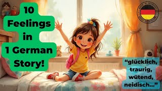 German Emotions. A1 Story. #deutsch #trending #learngerman