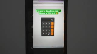🎉 Animated Calculator App | Stylish & Interactive Calculator 💻✨