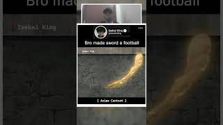 Bro made FIFA Trophy from a sword