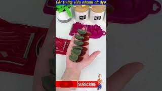 Dụng cụ cắt trứng đa năng 2 trong 1❤️🥰Unique Smart Appliances#shorts