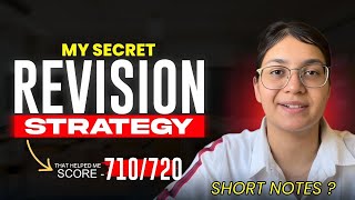 Best ORGANISED REVISION STRATEGY for NEET !! How to make SHORT NOTES !!