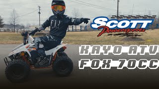 2021 KAYO FOX 70cc ATV - Walk Around and Quick Ride (Scott Powersports)