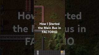 How I Started My Main Bus in FACTORIO SPACEAGE #factorio #gaming #factorio1 #factorioletsplay