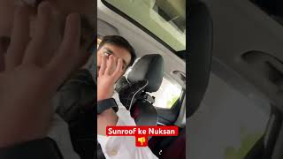 Biggest disadvantage of sunroof in summers 😓 #sunroof #mgastor2023 #shortsyoutube