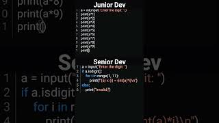 Senior vs Junior Python Dev – Who Writes Better Tables? 🧠🔥