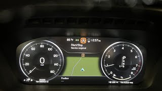 Volvo XC90 Start Stop Service Required, Support Battery Replacement