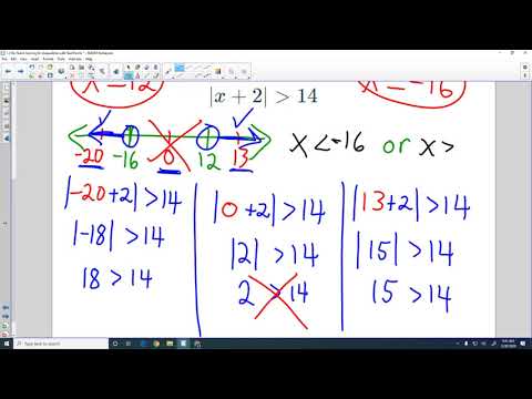Review Target 1.3 - Solving Absolute Value Inequalities