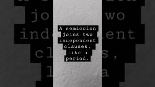 The Right Way to Use a Semicolon