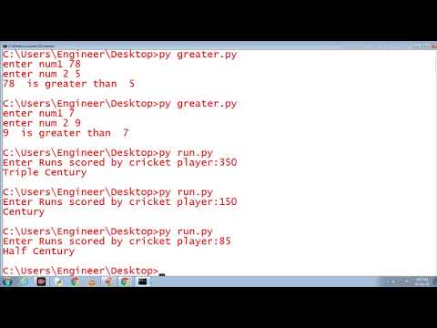 Nested if and if-elif statement in python with examples. (Python class-18)