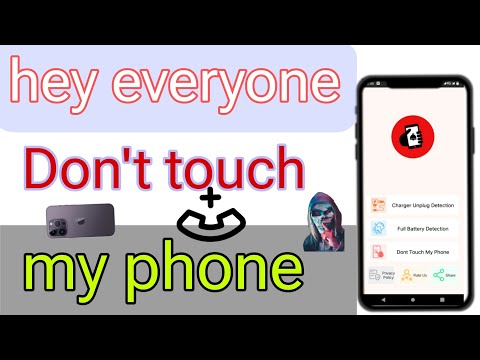 Don't touch my phone settings open kare || phone ko koi ab use nhi kr payega