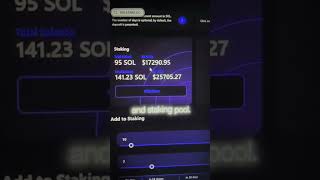 Wake up. Check balance. Smile 😎 #solana #staking #crypto #web3 #easyincome