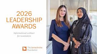 2026 Informational Webinar for Nominations