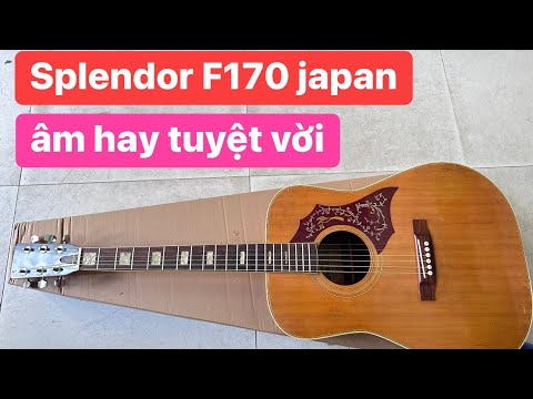 Đàn guitar splendor F-170 japan âm rất hay. Giá: 2tr400k. guitar nhật 0936057750