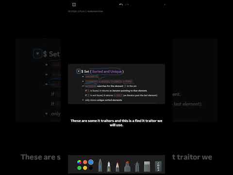 SETS in C++ STL #code #shorts #dsa