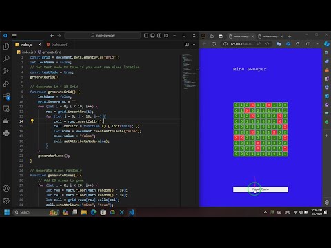 ASMR Programing - Minesweeper Game