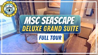 Yacht Club Deluxe Grand Suite MSC Seascape | Cabin 19014 Tour & Review