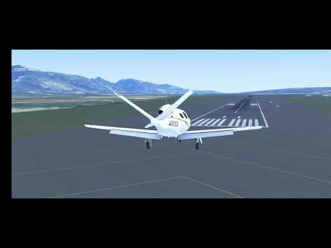 my smoothest landing in xplane (yes im not a pro) #swiss001landing