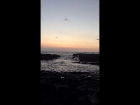 Otec Kona sunset and waves 12/24/2013 @7.56pm