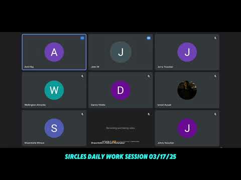 Sircles Work Session March 17, 2025