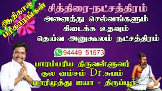 சித்திரை நட்சத்திரக்காரர்களுக்கு அனைத்து செல்வங்களும் கிடைக்க உதவும்"தெய்வஅனுகூலம்"நட்சத்திரம் இதோ!