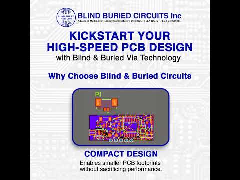upercharge High-Speed PCB Design with Blind & Buried Vias #BlindBuriedcircuitsofficial #HighSpeedPCB