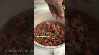 Simple Beef Rice pakai Rice Cooker Ecohome