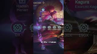 Tips Hemat Dapetin Skin Exorcist! Bisa dapet 71 Token Gratis #mobilelegends