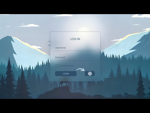 Animated Login Form Using HTML and CSS | Login Form