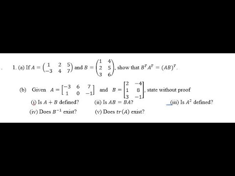 Maths 111 Undergraduate question 1b