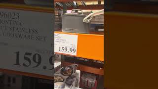 COSTCO Tramontina 12-piece Tri-Ply Clad Stainless Steel Cookware sale $159.99 till 08/13/2023