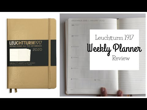 Leuchtturm 1917 Weekly Planner & Notebook Review