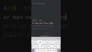 Monkeytype 117 WPM | 100% Accuracy Mobile